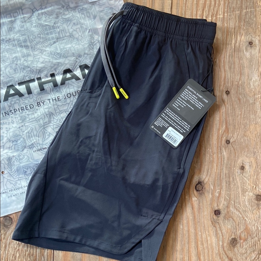 Nathan Black Athletic Shorts